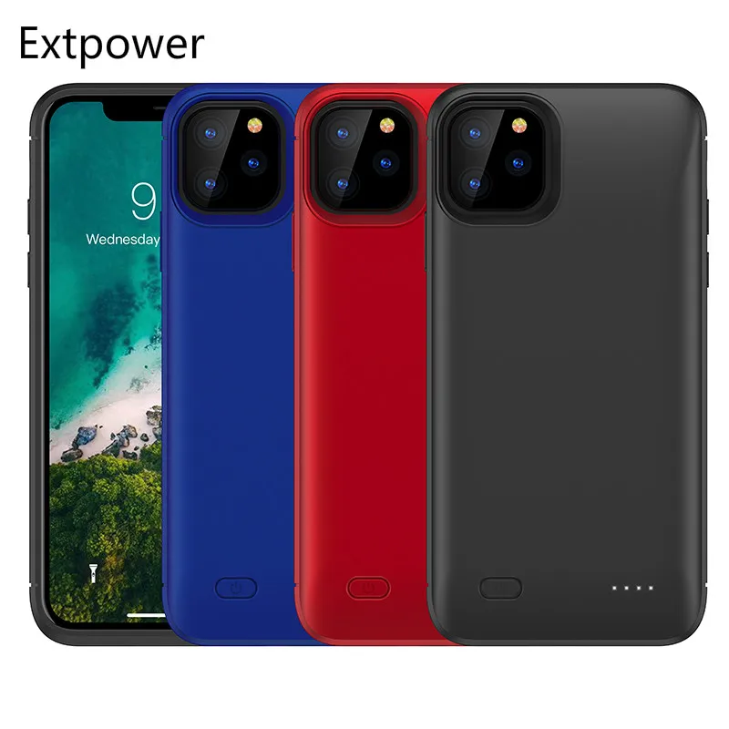 Extpower 6200mAh аккумулятор чехол для iPhone11 зарядное устройство внешний резервный PowerBank