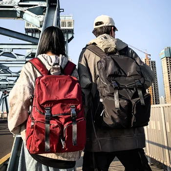 

Waterproof Nylon Unisex Backpack Women 2020 Shoulder Bag Male Anti-theft Travel Backpack Large Backpack Teenage School Backpack