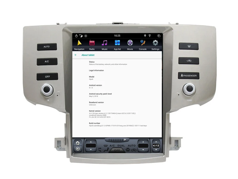 AVGOTOP Android 8,1 Tesla Android Автомобильная Мультимедийная система для TOYOYA eiz 2005-2009 3.0L 6 ядер+ 4G+ 32G ips экран