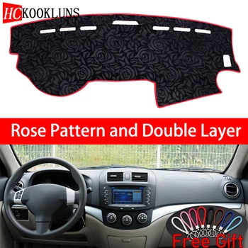 

Rose Pattern For changan Alsvin V5 2012 Dashboard Cover Car Stickers Car Decoration Car Accessories Interior Car Decals