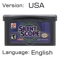 32 бит видеоигры картридж Консоли Карты для nintendo GBA STG шутер серии игр издание - Цвет: Silent Scope USA