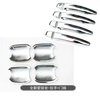 

Car-styling ABS Chrome Door Handle Bowl Door handle Protective covering Cover Trim for Citroen c-Elysee Elysee 2014-2018