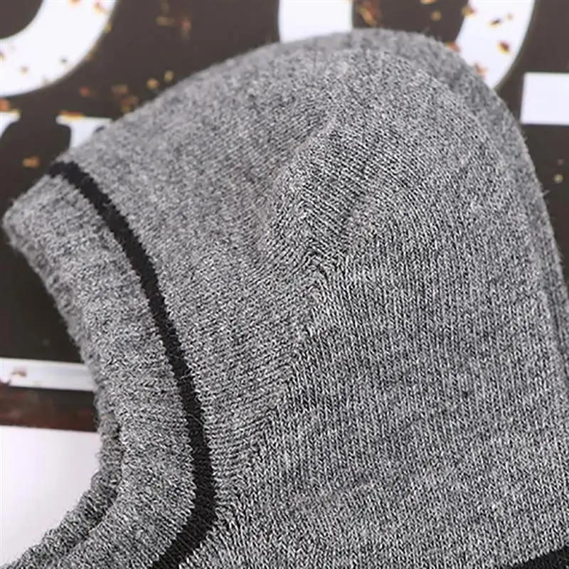 5 Pairs Solid Color Men Socks Fashion Casual Moisture-Wicking Breathable Crew Socks High Ankle Socks Clothing Accessories