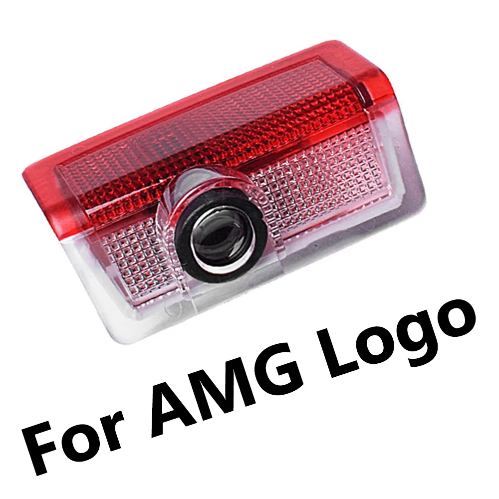 

2Pcs LED Car Door Light Projector Logo Emblem Welcome Shadow Lamps For Mercedes Benz AMG W212 W203 W204 W211 A E B C ML GL Class