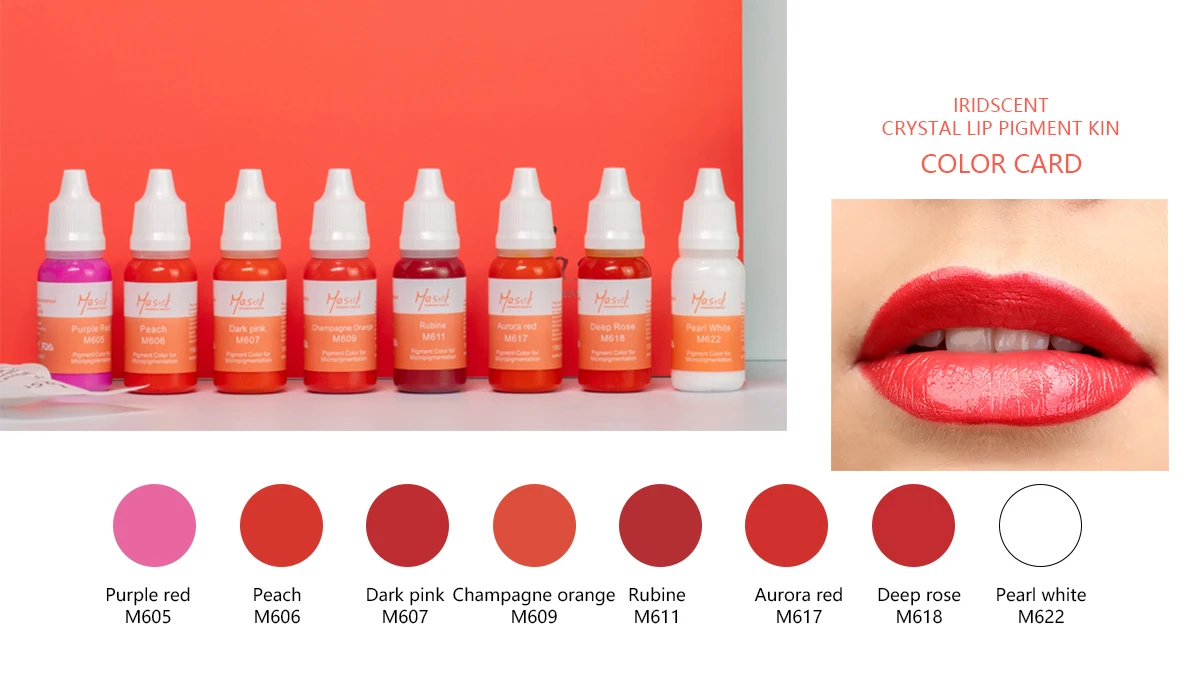 Pmu Organic Lip Pigment Powder Red China Manufacturer