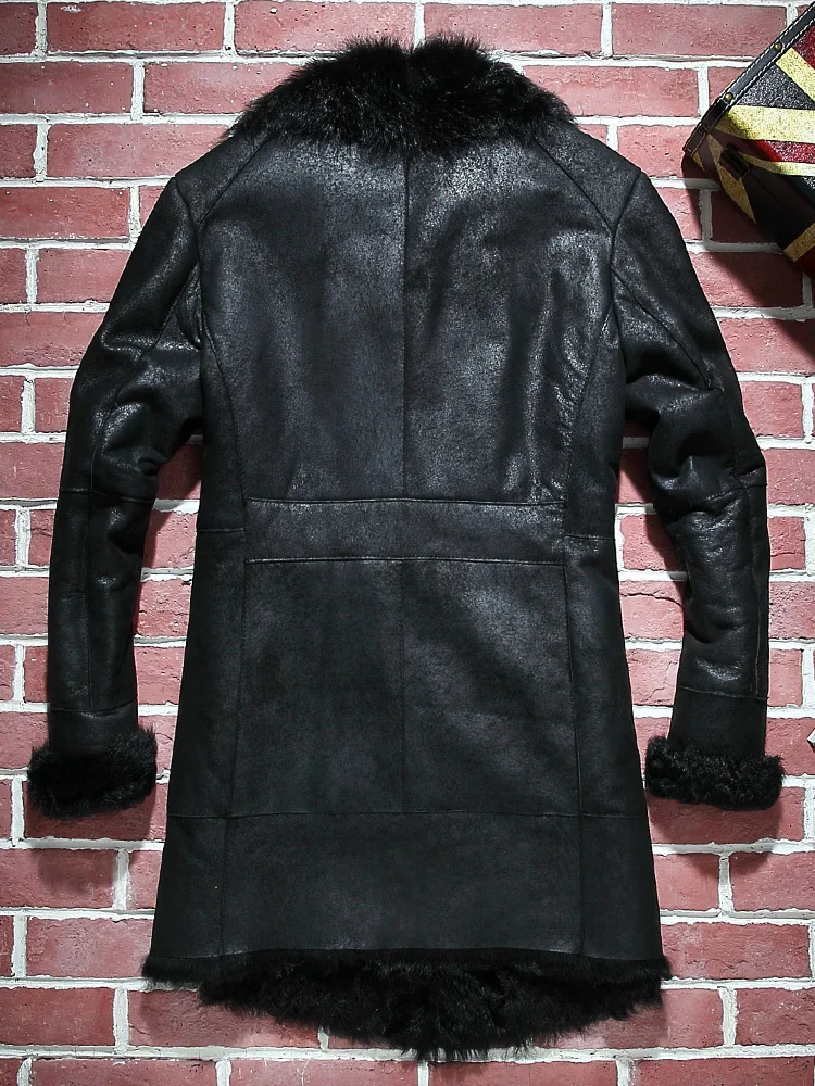 sheepskin coat mens vintage