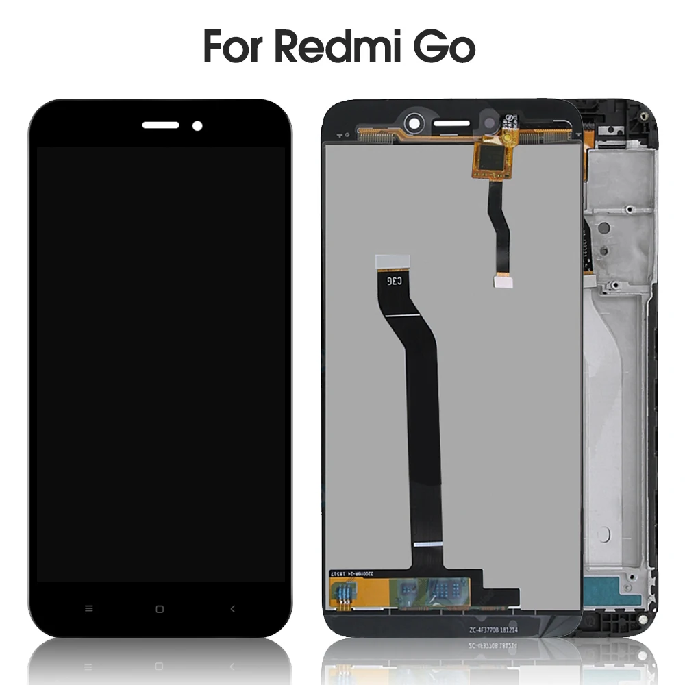 

A paper towel + 5.0'' For Xiaomi Redmi GO LCD Display + Touch Screen Digitizer Assembly With Frame for Xiaomi Redmi GO LCD