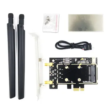 

WTXUP MINI PCIE to PCIE AC Wireless Network Card Adapter Card BCM94352 7260AC AR5B229 1200Mbps WiFi Adapter