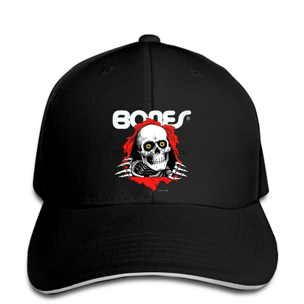 Бейсболка New Bones Ripper Skate Men S Funny Tee snapback hat остроконечная|Мужские бейсболки| |