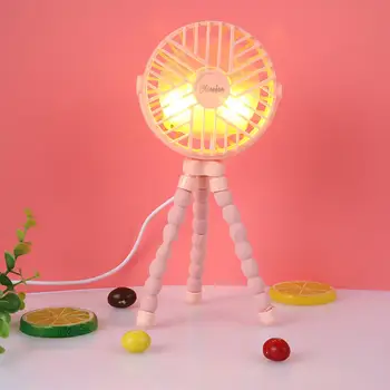 

Yellow Delicate 2020 Cute Noiseless Fan Adjustable Student Handheld Personal Fan Folding Fan Pocket Fan Portable Desktop Gift