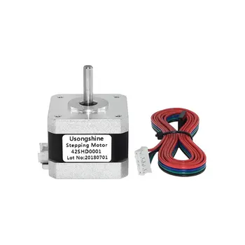 

42SHD0001 Nema 17 Stepper Motor 4-lead Bipolar 34mm 12V 1.5A 26Ncm 1m Wire CE CNC Laser and 3D Printer Motor 3D Printer Part