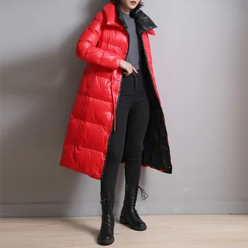 

Winter Warm Jacket Women 2019 High Quality Slim Thick Long Duck Down Coat Ladies Parka Outwear Overcoat Female jaqueta feminina
