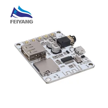 

10pcs Bluetooth Audio Receiver board with USB TF card Slot decoding playback preamp output 5V 2.1 Wireless Stereo Music Module