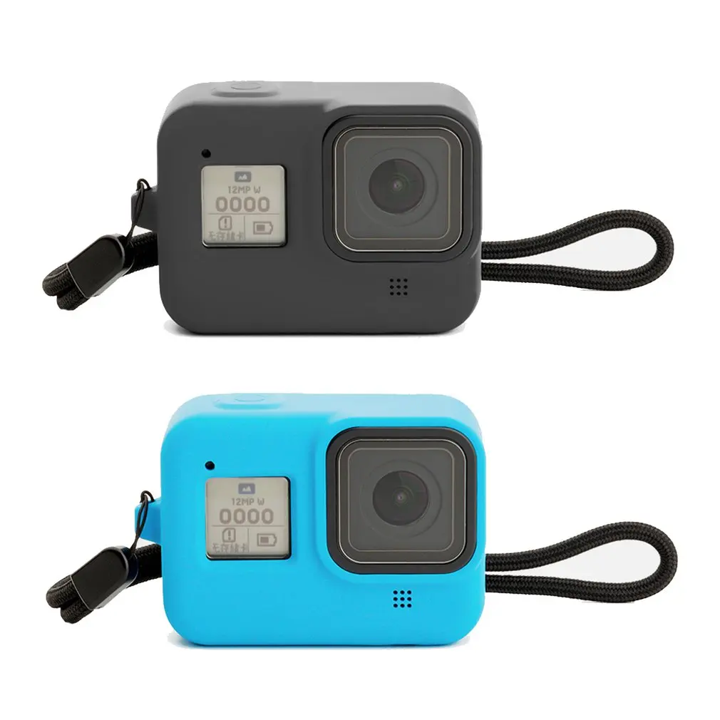 

For Gopro Hero 8 Silicone Cover Soft Body Case Silicone Protective Full Cover Shell For Gopro 8 Action Camera Silicone Cover