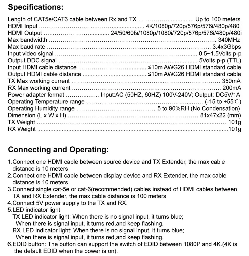 4K 30HZ 100M HDMI удлинитель через Cat 5e 6 CAT6 RJ45 Ethernet Lan кабель удлинитель 1080P 4K x 2K для PS4 DVD компьютера ПК к телевизору HD tv