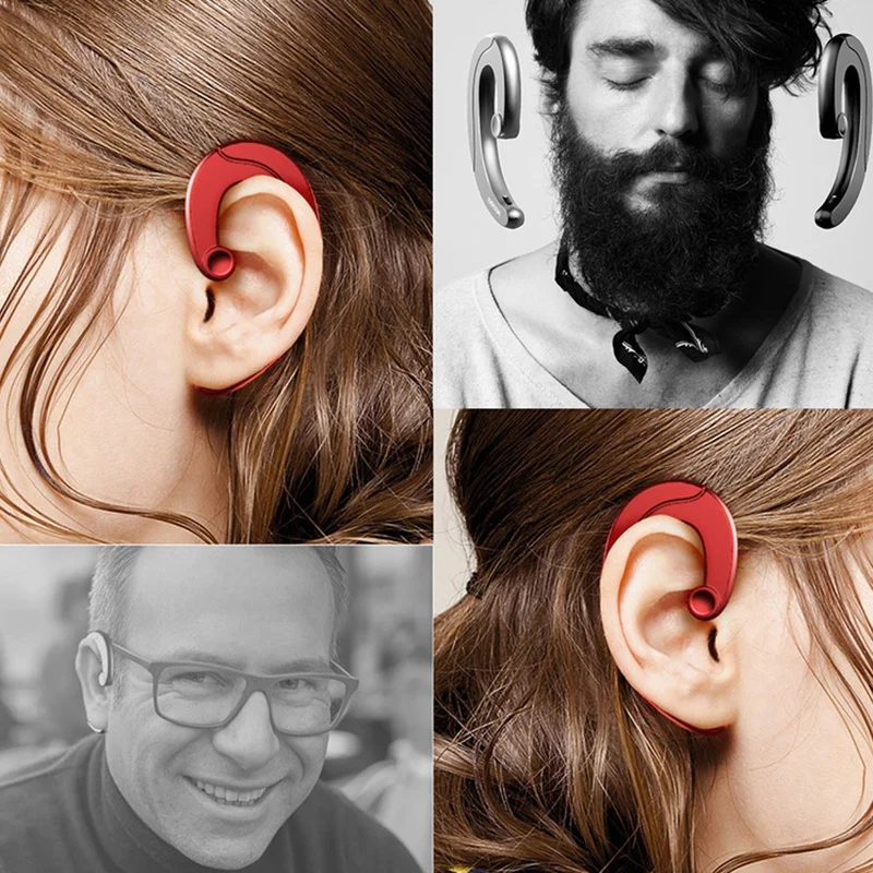 Wireless Bluetooth Headset for Smartphone Hands Free Bluetooth Earphone with Microphone Headphone Voice