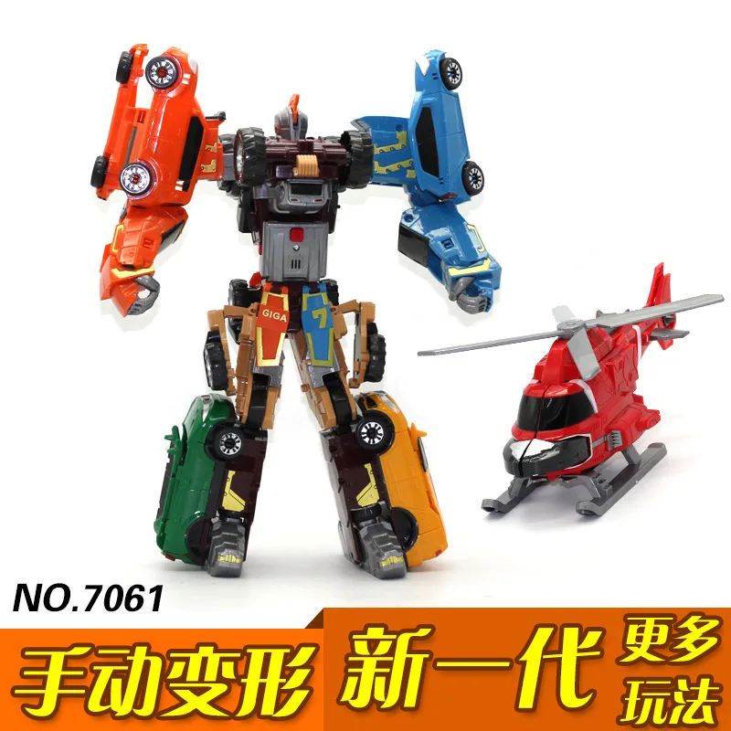 

South Korea Hot Selling tuo bao New Style Transformation Brother Large Size 7-in-1 Jingang Brother Fit Enhanced Version of Toy M