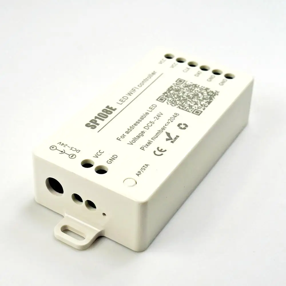 SP108E Wi Fi Управление Приложение Smart Phone для WS2812B SK6812 RGB/RGBW APA102 WS2811 Пиксели прокладки
