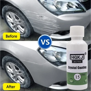 

2019 Hot HGKJ-15 50ml car plating crystal surface nano crystal coating 9H crystal coating auto repair Maintenance Accessories