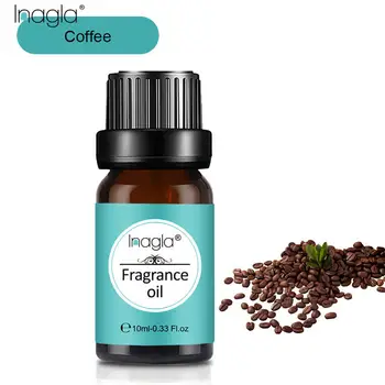 

Inagla Coffee Fragrance Essential Oils 10ml Pure Plant Fruit Oil For Aromatic Aromatherapy Diffusers Harvest Spice Lotus Oil