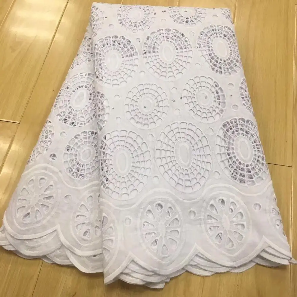Белая мягкая швейцарская вуаль кружева в швейцарской Африканской кружевной ткани высокое качество кружева АФРИКАНСКАЯ восковая ткань 5 ярдов/партия