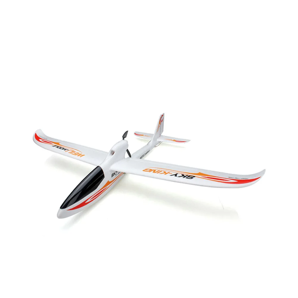 WLtoys F959S Sky King 2,4G 750mm размах крыльев приводимого в движение с помощью электропривода RC планер самолет RTF режим 2 с 6-осевым гироскопом