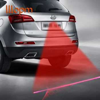 

Car Anti-collision Laser Fog Light Auto Anti-fog Parking Stop Braking Signal Indicators Motorcycle LED Warning Light Car-Styling