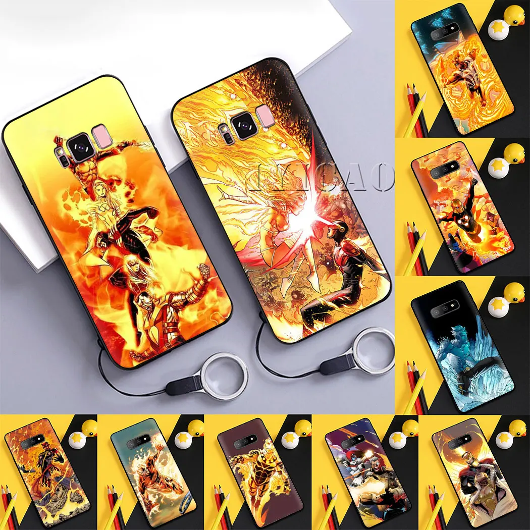 Комиксов marvel человека фонарь Мягкий силиконовый чехол для телефона samsung A3 A5 A6 A7 A8