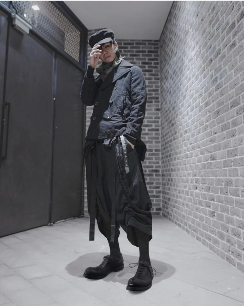 Harajuku/Новинка; Мужские модельные туфли из натуральной кожи в винтажном стиле; высококачественные мужские низкие Туфли туфли на толстой подошве, увеличивающие рост, с круглым носком, на шнуровке