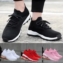 Женская уличная сетчатая повседневная спортивная обувь; беговые дышащие кроссовки горные