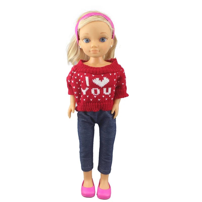 New Cute sweater suit clothes Fit With 42cm FAMOSA Nancy Doll (Doll and shoes are not included), Doll Accessories