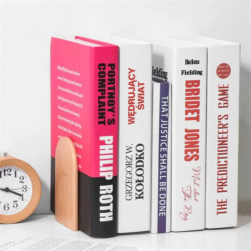 2 предмета Нескользящая деревянная Heavy Duty книга подставки держатели для книг