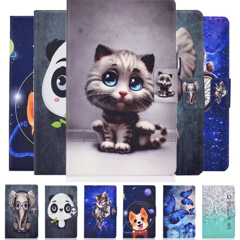 Per Funda Kindle 2021 Cover Per Fire Hd10 Custodia 2021 Lovely Panda Flip Stand Coque Shell Per Fire Hd 10 Plus Hd10 2021 Custodia Funda