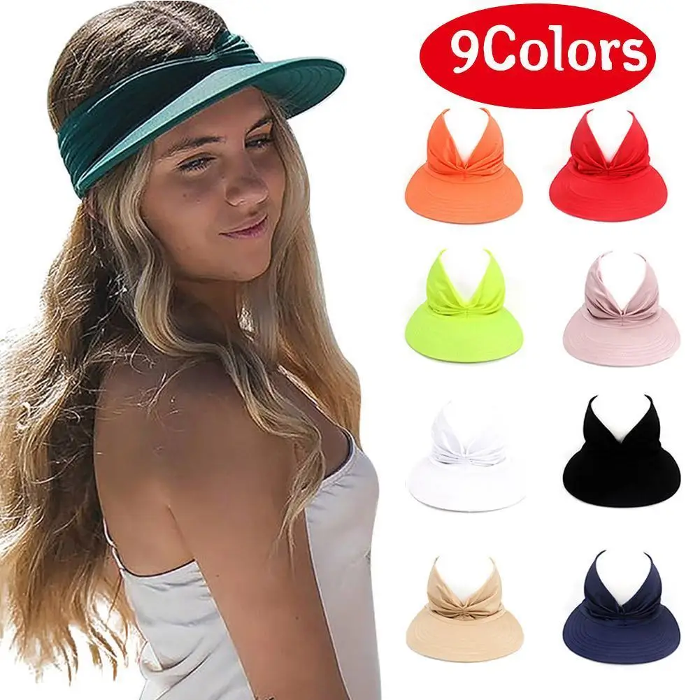 Летняя уличная Солнцезащитная шляпа, женская шляпа с защитой от ультрафиолета, эластичная шляпа с отверстиями для женщин летняя новая солнцезащитная шляпа с защитой от уф лучей модная трендовая дышащая и крутая шляпа солнцезащитные шляпы для женщин