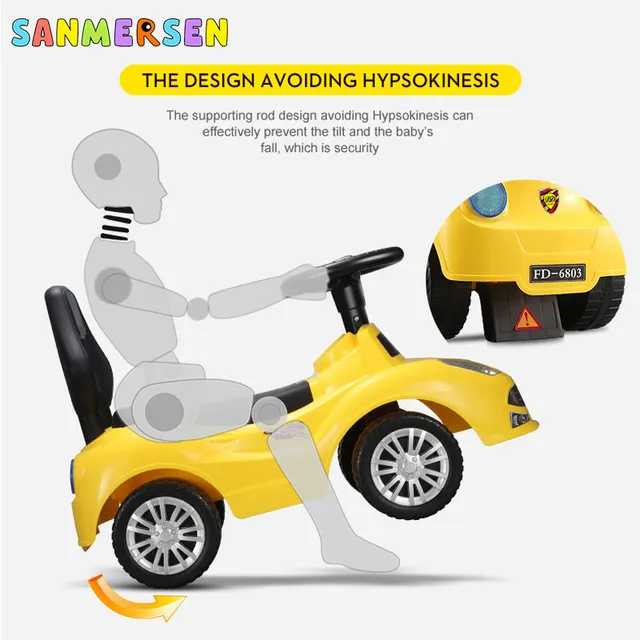 New Upgrade Children Scooter Walker Kids Ride On Toys Four-Wheeled Swing Car With Music Multifunction Toys Walker Gift For Kids 5