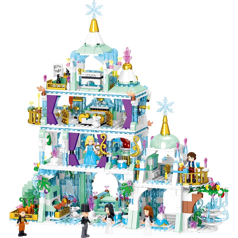 Друзья принцесса дворец зимний Волшебный дом Playmobil лед снег Мечта Замок