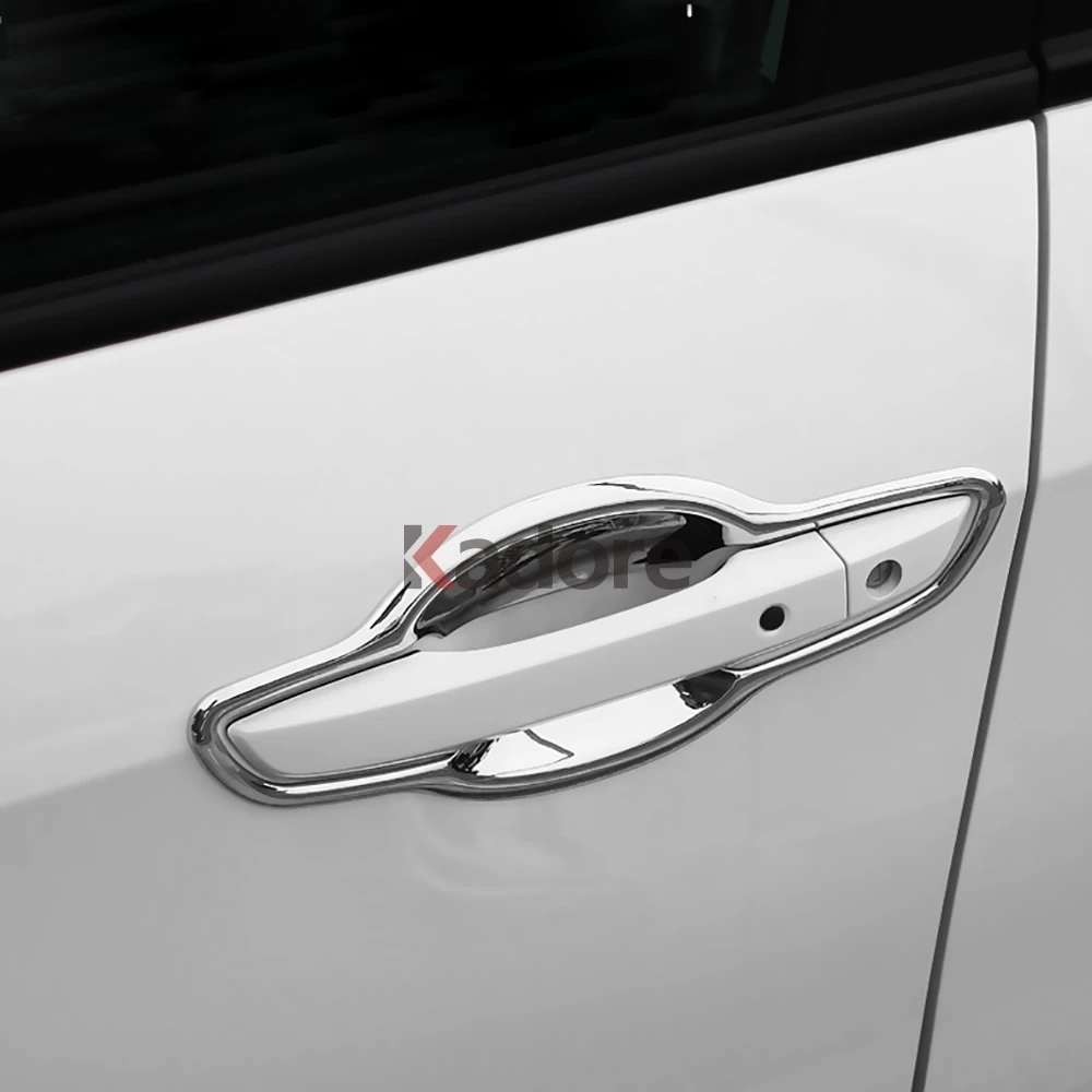 Для Honda Civic седан хромированные дверные ручки двери чаша крышка чашки накладка ободок литья гарнир объемного звучания