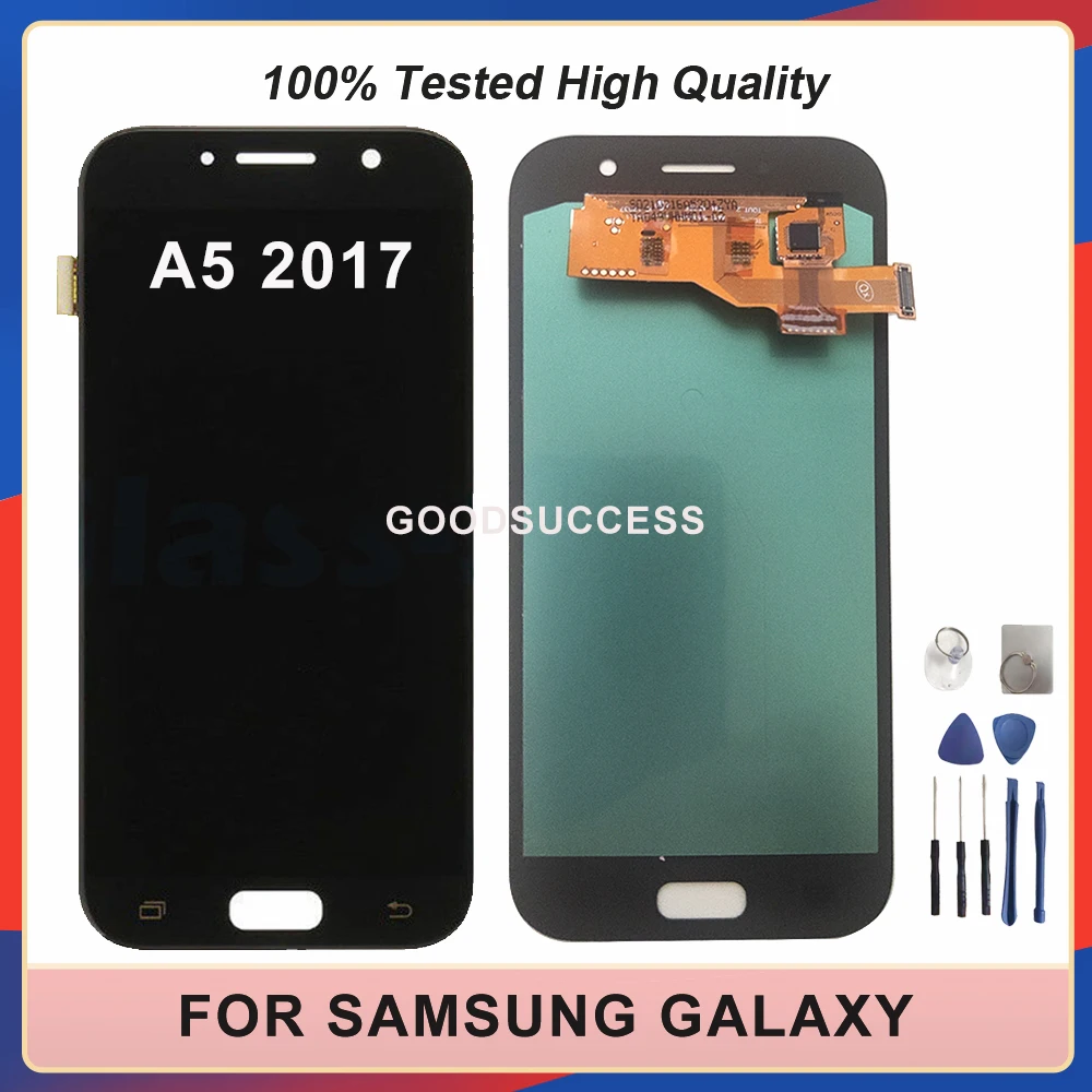 AMOLED для Samsung Galaxy A5 2017 A520 Lcd A520F SM-A520F A520M A520F/DS дисплей сенсорный экран в сборе