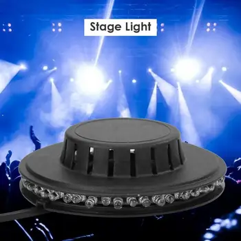 

8W 48LED RGB Auto Color Changing Rotating Sunflower Stage Light KTV Effect Lamp Colorful Rotary Small Sunlight 125*125*35mm