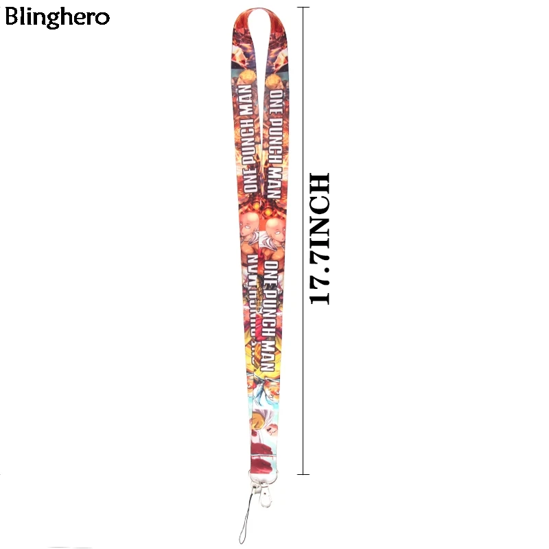 Blinghero, One Punch Man, аниме, ремешок для ключей, держатель для телефона, шейный ремешок, USB, ремешок для камеры, классные подарки для детей, любителей аниме, BH0382