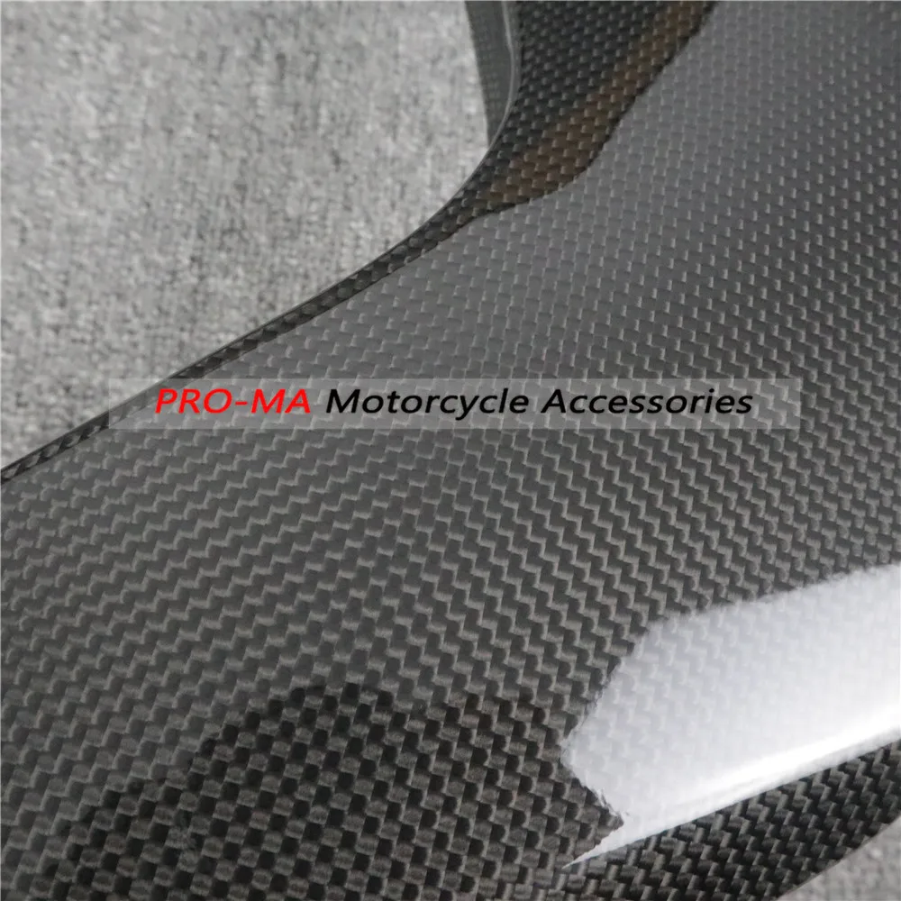 Мотоциклетное сиденье нижняя боковая панель из углеродного волокна для поездок на мотоцикле Ducati Multistrada 950 1260 1200+ Plalin глянцевая ткань