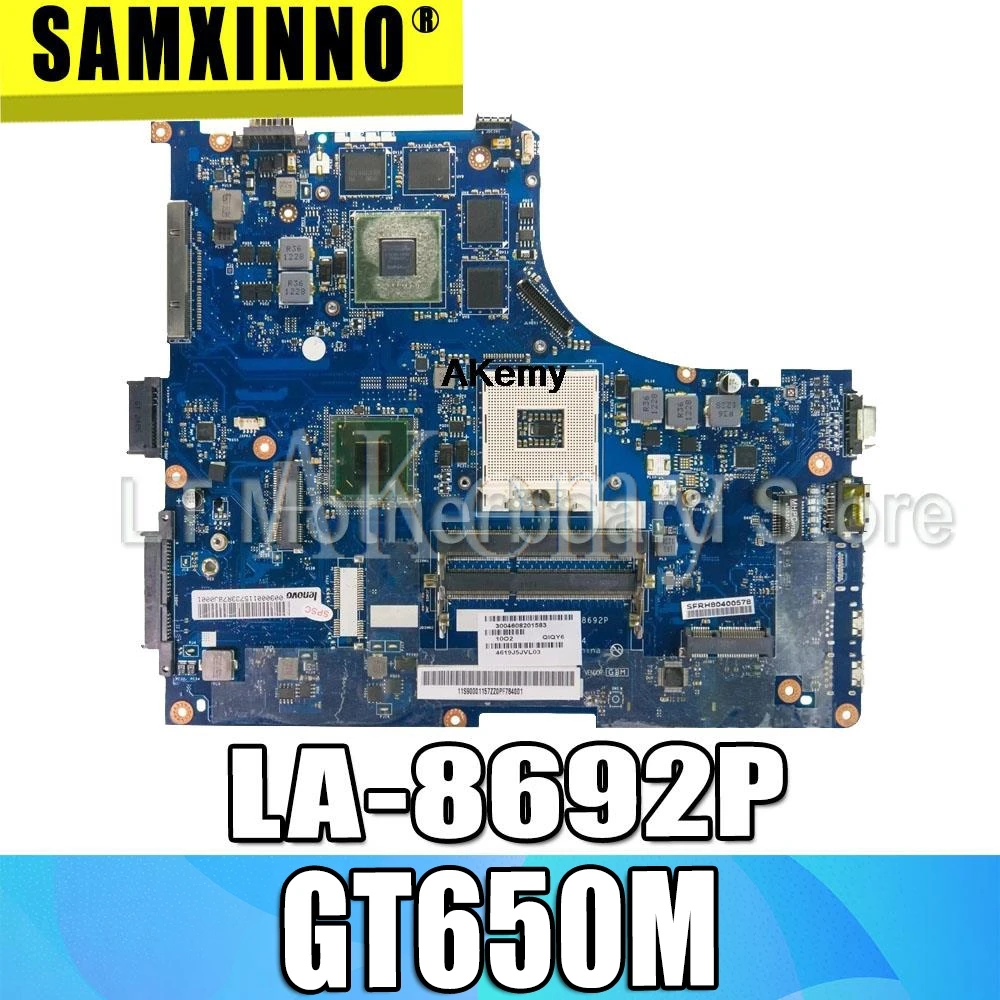 New  QIQY6 LA-8692P Laptop motherboard for Lenovo IdeaPad Y500 original mainboard GT650M