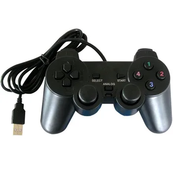 

Game PS2 USB Wired Game Controller Gamepad with Vibration and Turbo Function Joystick for Windows 7/8/10