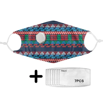 

Woman Polyester Mouth Mask with Fashion African Pattern Women Reusable Face Masks Custom Design 2020 Outing Protect Accessories