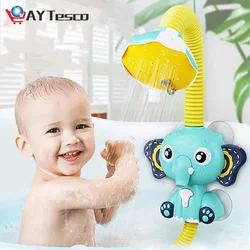 Jouets de bain pour bébé, modèle d'éléphant, robinet de douche, jet d'eau électrique, jouet pour enfants, jouets de bain pour bébé 