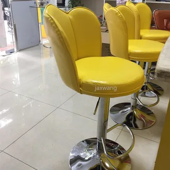 

Bar Stool Lift Chair Rotating High Stool Customized Bar Chairs Home Modern Bar Chairs Front Desk Chair High-quality Office Chair