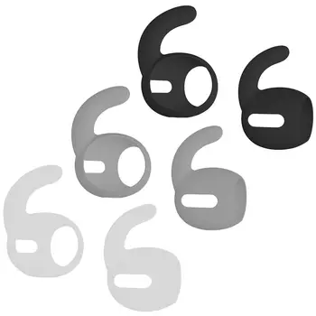 

3 Pair Silicone Ear Hooks Bluetooth Headsets Anti-lost Anti-slip Ear Covers Accessories For AirPods Pro