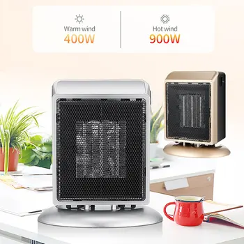 

Mini Heaters Small Desktop Square Heaters Speed Hot Warm Fan Home Heater Mini Space Heater Electric Heater Home Office