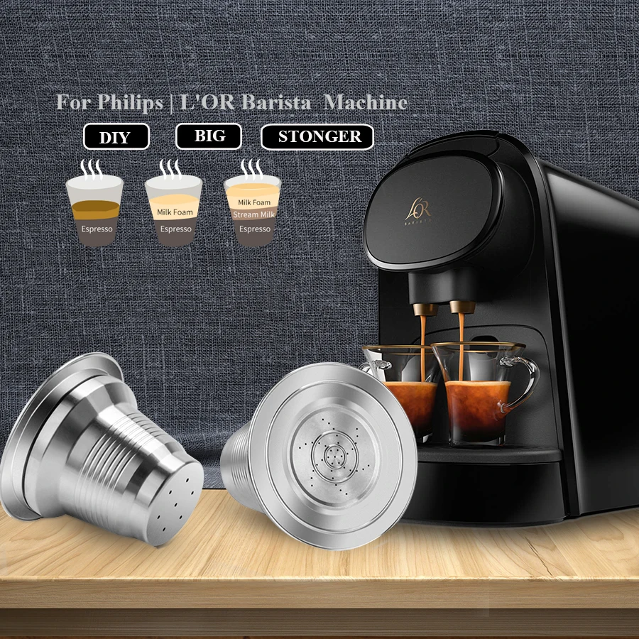 Многоразовый фильтр для кофемашины Nespresso ICafilasFor зеркальные кофейные капсулы