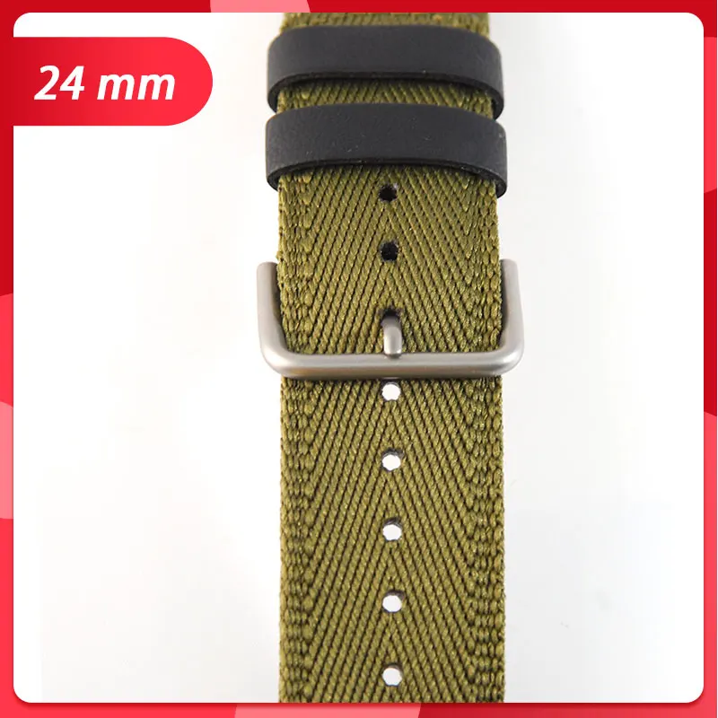 

24mm Outdoor Sports Nylon Watch Strap Wristband for casio PRG-600YB/PRG-650/GA-2000 Smart Watch Band Watchbands